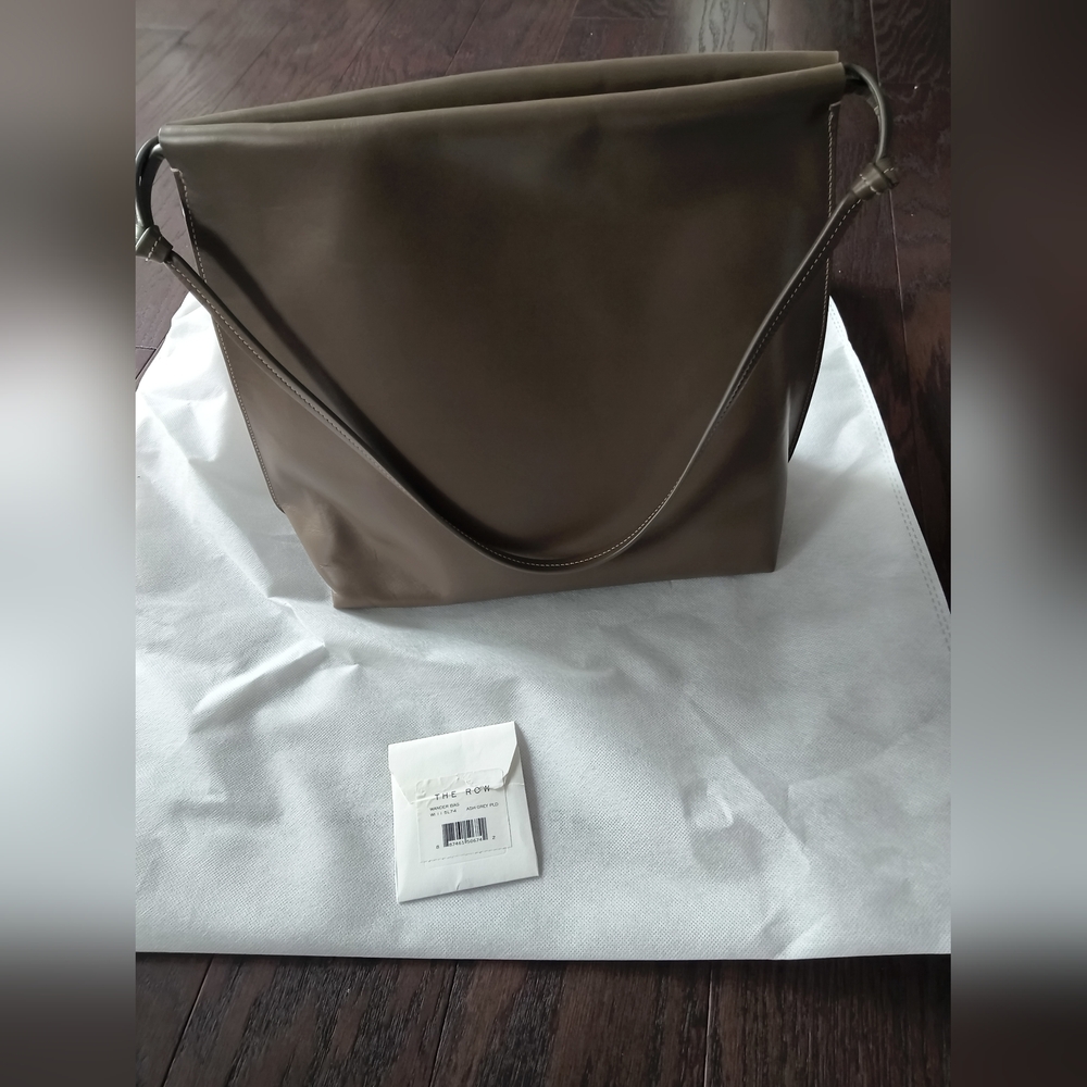 The Row Wander Brown Leather Bag Women